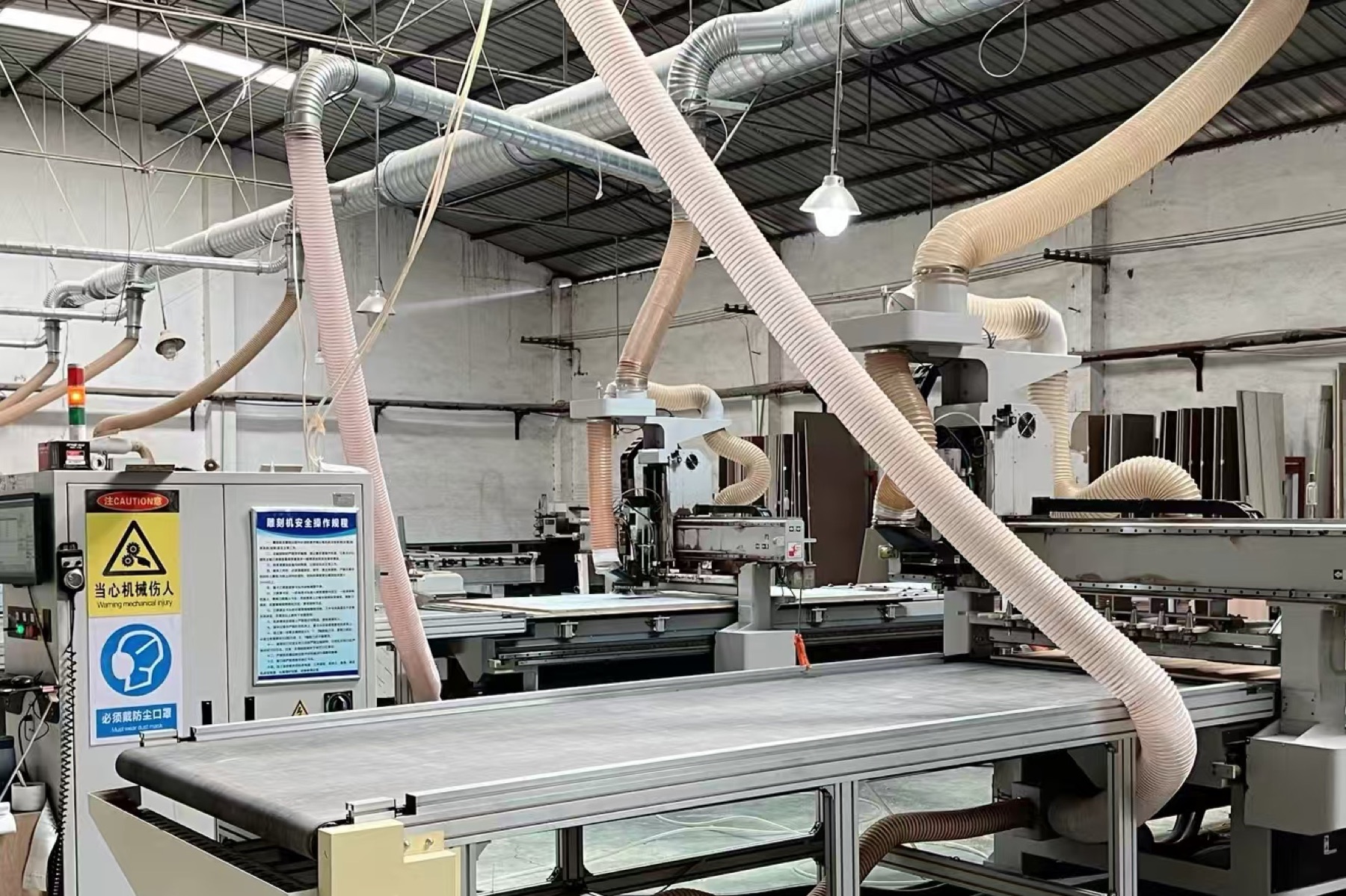 CNC machining furniture panels