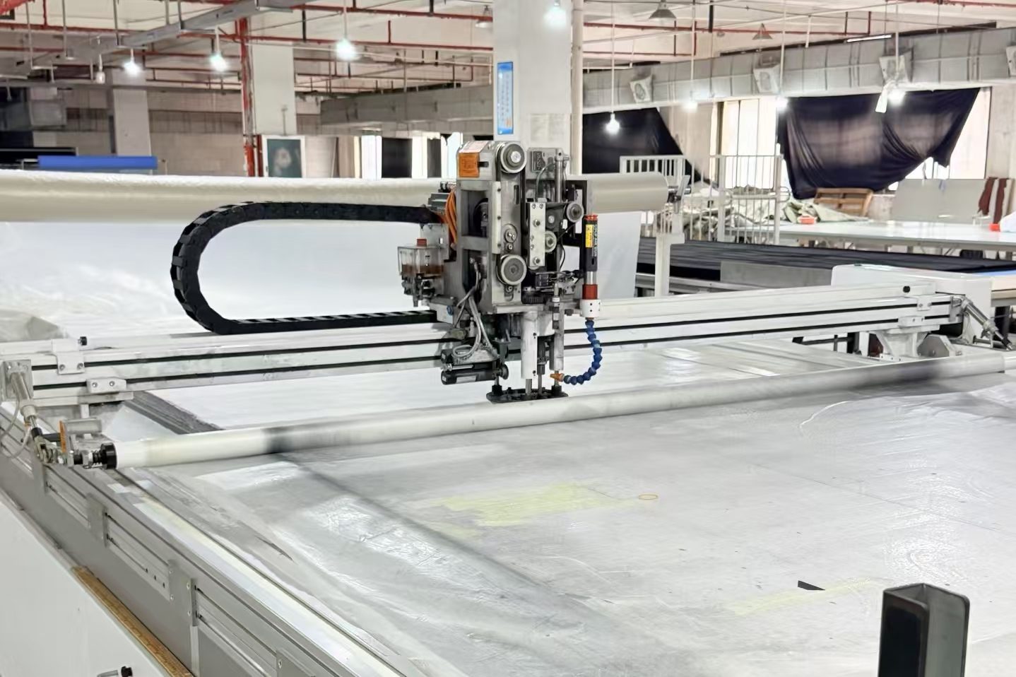 Automated upholstery material preparation